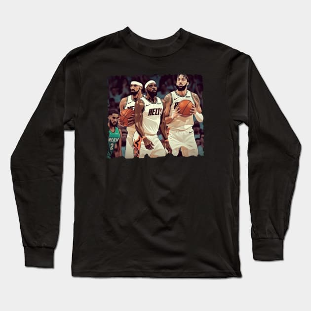 Miami Heat Long Sleeve T-Shirt by Pixy Official